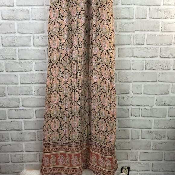 Lucky Brand Size XS Maxi Dress Boho Floral Print - Picture 5 of 11